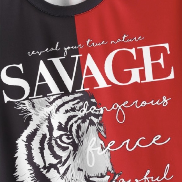 🥳2 for 15)$🥳 ZAFUL red and black tee - Picture 3 of 3